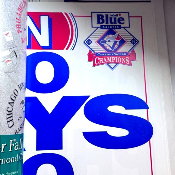 ⚾️ Vintage Pristine 1993 Blue Jays Official Souvenir World Series Scorebook ⚾️ - Picture 7 of 15